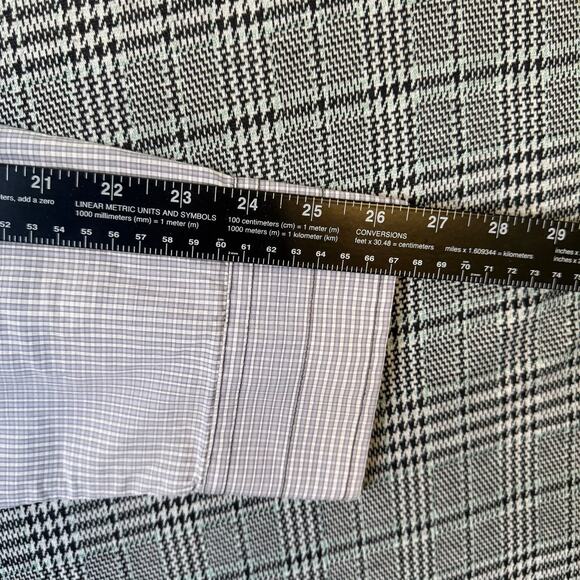 7 Diamonds Men's Shirt Gray Cotton Slim Fit Button-Down Size XXL - Picture 6 of 7